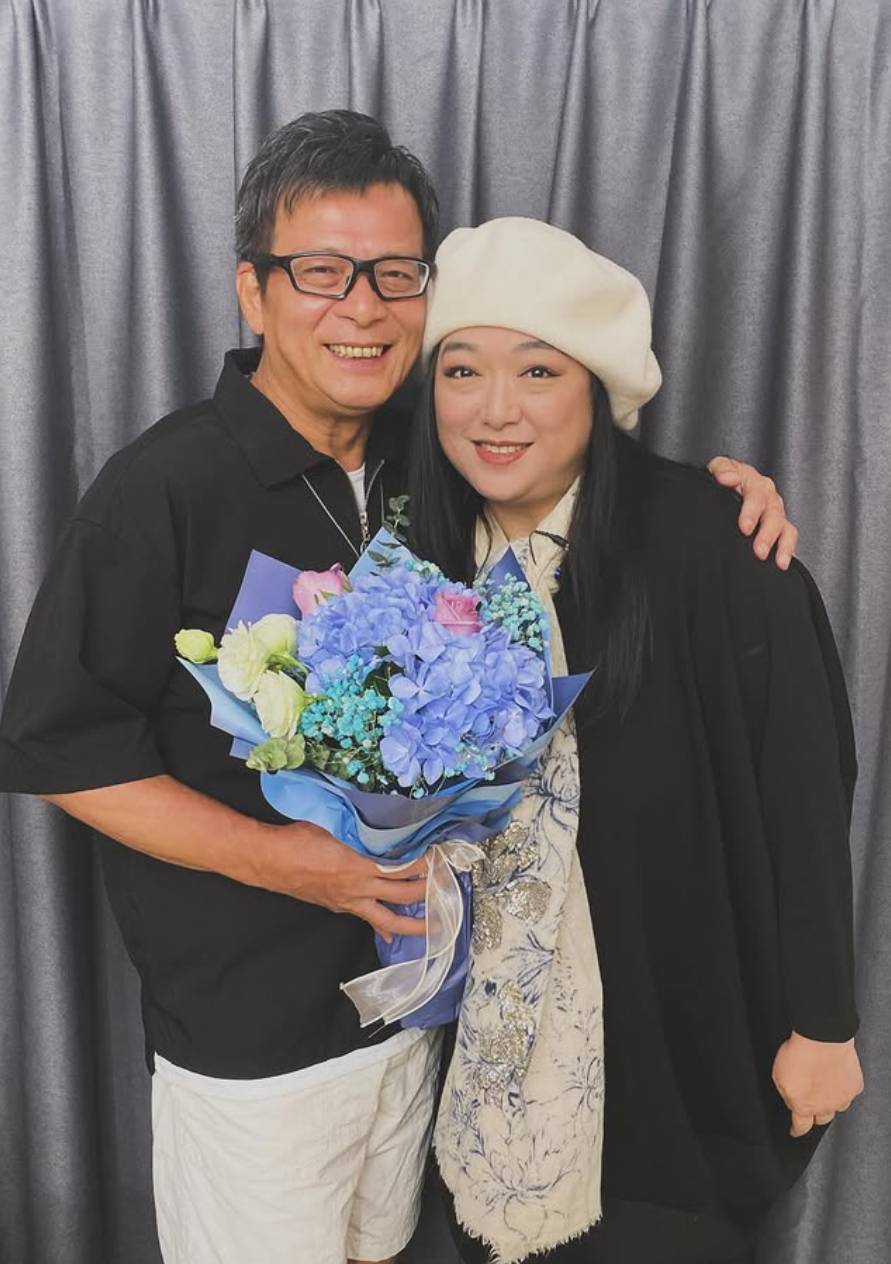 黃日華 李珊珊 李珊珊與黃日華相隔多年在鏡頭前相聚。(圖片來源:IG@13leesansan)