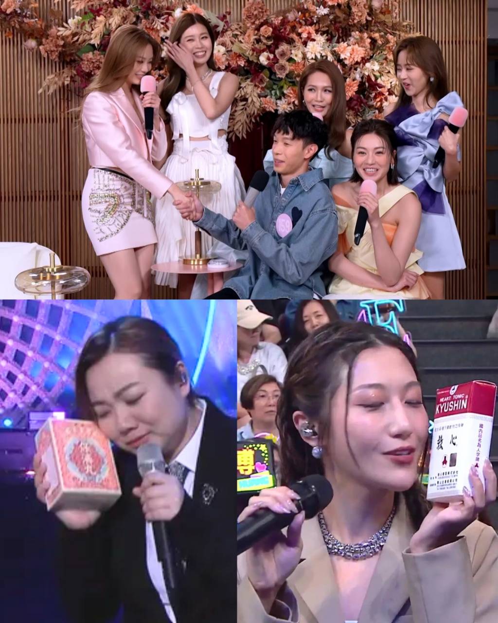 女神配對計劃 周日晚播映《中年好聲音321經典大戰》最高收視18.5點(119萬觀眾);由林盛斌(Bob)攜手「星級花生團」合作,為無綫五位女神公開招親戀综真人騷《女神配對計劃》,最高收視18.7點(121萬觀眾),與上周首播一集相比驟增10萬觀眾,成周日節目收視之冠!(圖片來源:TVB)