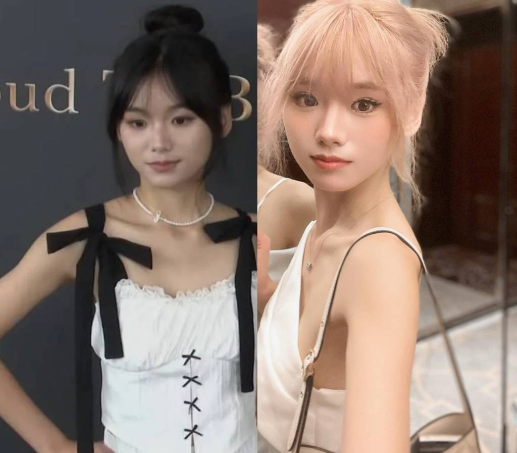 香港小姐回顧 17歲 與去年相比,染了金髮的Yoyo外表更出眾,氣質似足韓妹!(圖片來源:yoyoyiu._)