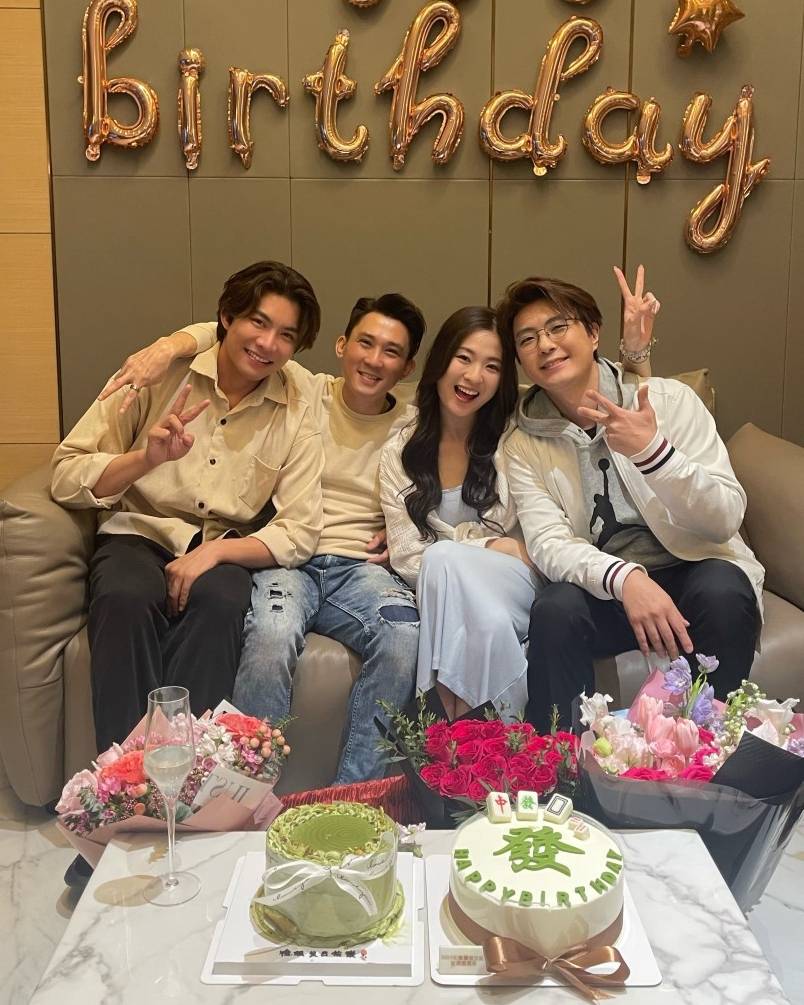 陳懿德 陳懿德早前慶祝27歲生日,羅天宇的生意拍檔李興華在微博上分享了一張與羅天宇的合照,意外「出賣」了他有份出席陳懿德的生日派對。(圖片來源:微博@李興華)