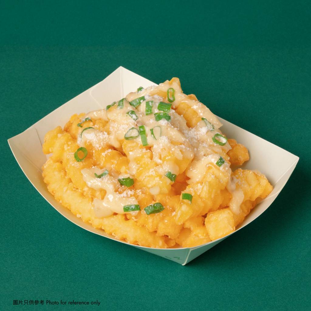 夏日限定餐點 蒜香巴馬臣芝士薯條 $43(圖片來源:官方授權圖片 )