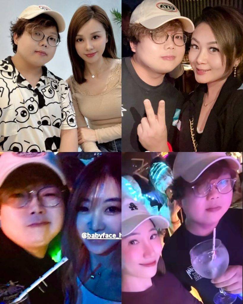 女神配對計劃 Babyface公開了數張夜蒲時同美女的合照。(圖片來源:IG@babyface_hk)