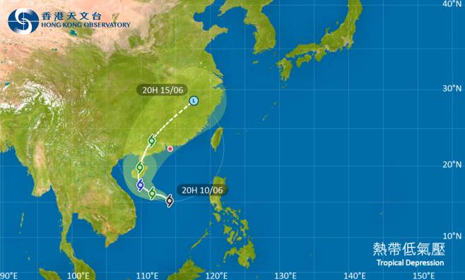颱風熱帶低氣壓最新消息｜天文台颱風路徑預測！掛3號風球機率有幾大？