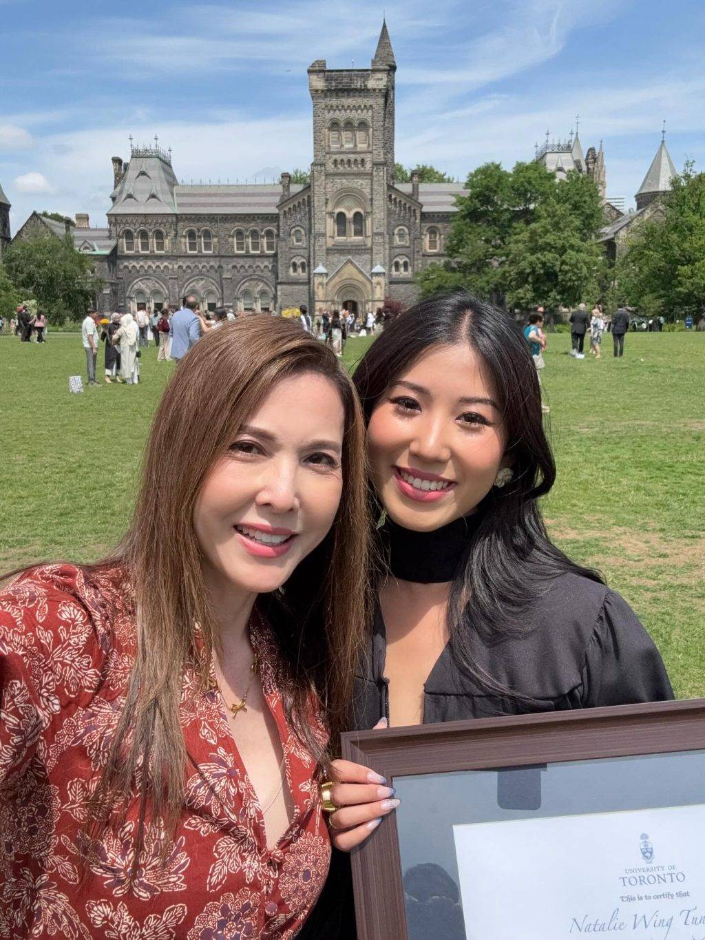 李婉華 李婉華愛女Natalie多倫多名校畢業(圖片來源:IG@anitayuenwahlee)