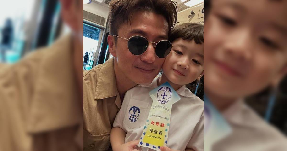 陳山聰5歲囝囝Jaco榮獲「勤學獎」 爸爸晒相驕傲喊：真係光宗耀祖