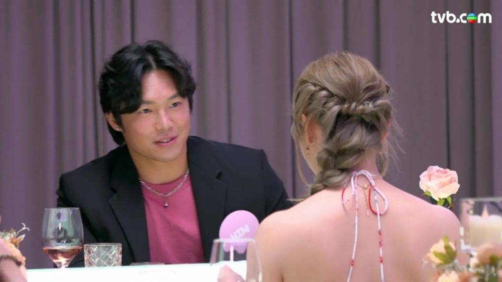 女神配對計劃 囂張 Eddie 林堡熙 三角檯 (圖片來源:tvb)