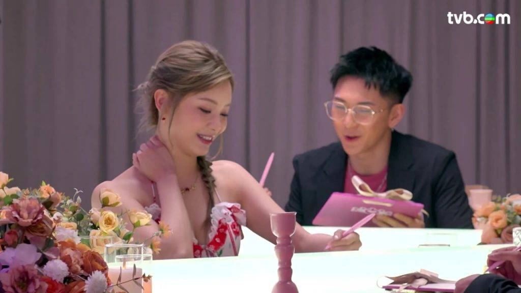 女神配對計劃 囂張 Eddie 林堡熙 三角檯 (圖片來源:tvb)