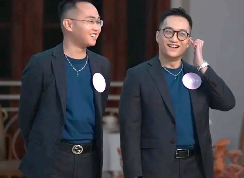 香港娛樂 《女神配對計劃》第4集預告中,依然見到譚品堯(左)嘅身影。(圖片來源:TVB)