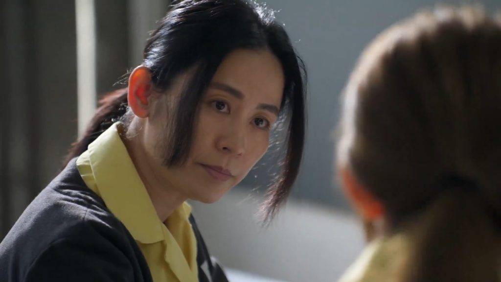 執法者們 宣萱 《執法者們》第五集中,宣萱身穿「囚衣」的戲份成為全劇焦點。(圖片來源:TVB)