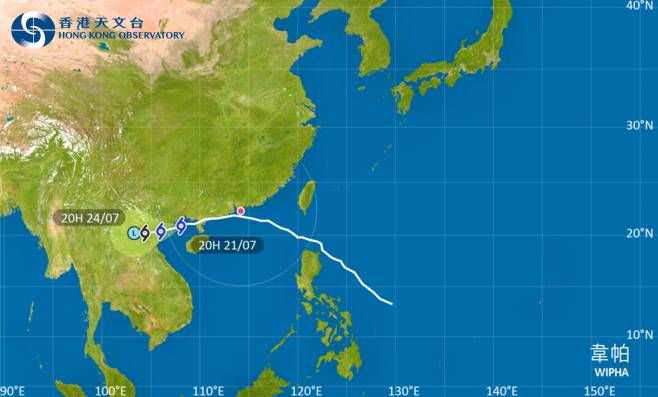 外遊注意！颱風韋帕影響越南 最新路徑圖/航班資訊/旅遊保險一文睇