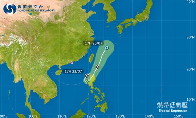 颱風熱帶低氣壓最新消息｜天文台颱風路徑預測！掛3號風球機率有幾大？