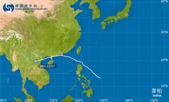 颱風韋帕最新消息｜天文台颱風路徑預測！掛3號風球機率有幾大？
