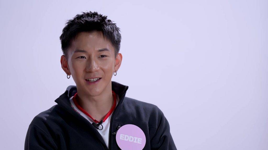 女神配對計劃 曾展望 Eddie則坦言面對Sophie穿睡衣不敢多望。(圖片來源:TVB)