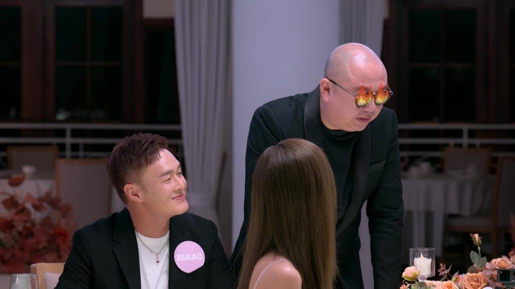 女神配對計劃 阿Bob對Jacob的消極表現感到既肉緊又激氣。(圖片來源:TVB)