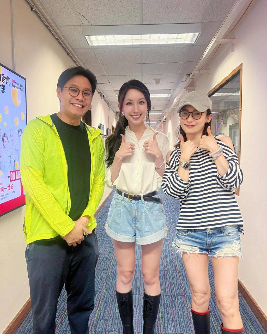 女高音 《中年好聲音3》人氣評審海兒近日首次接受香港電台的《守下留情》訪問。(圖片來源:Facebook@亨恒勤專頁)