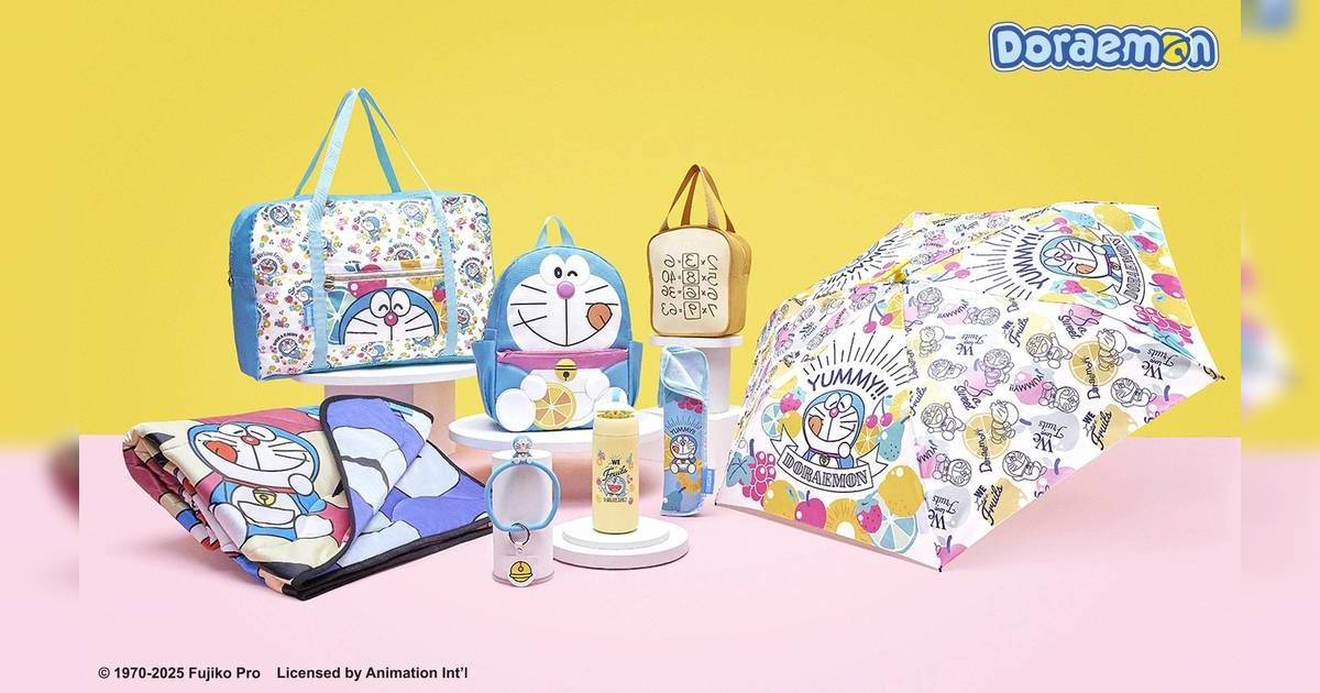 惠康印花換領多啦A夢打開SUMMER法寶！一套7款：記憶麵包保溫袋/竹蜻蜓雨傘