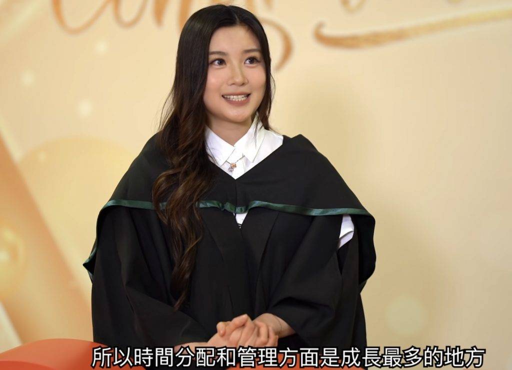 香港城市大學 城大官方社交平台今日曬出Candy嘅專訪片段。(圖片來源:facebook@City University of Hong Kong)