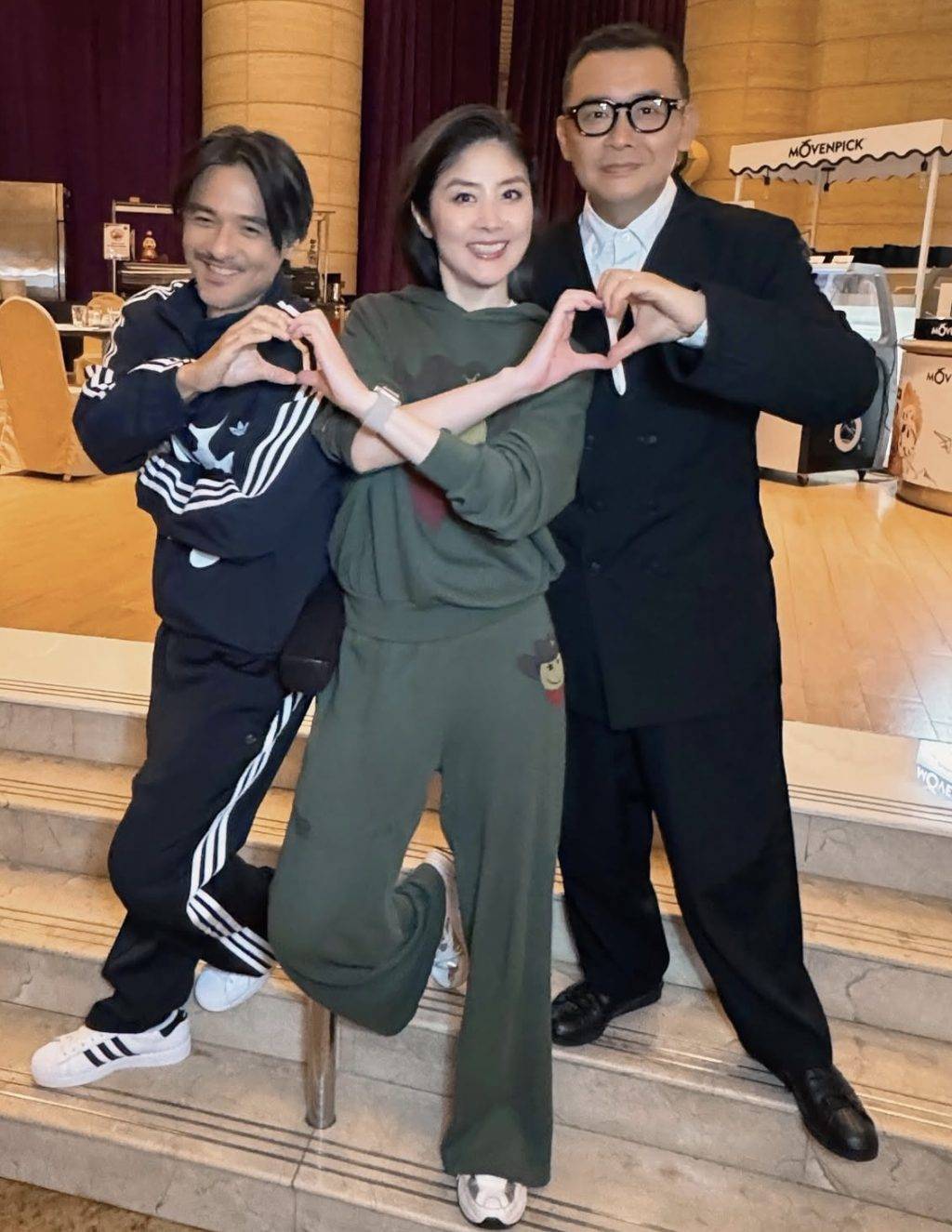 陳慧琳演唱會 尾場 Kelly事後亦在社交平台曬出3人嘅合照。(圖片來源:ig@kellychenwailam)