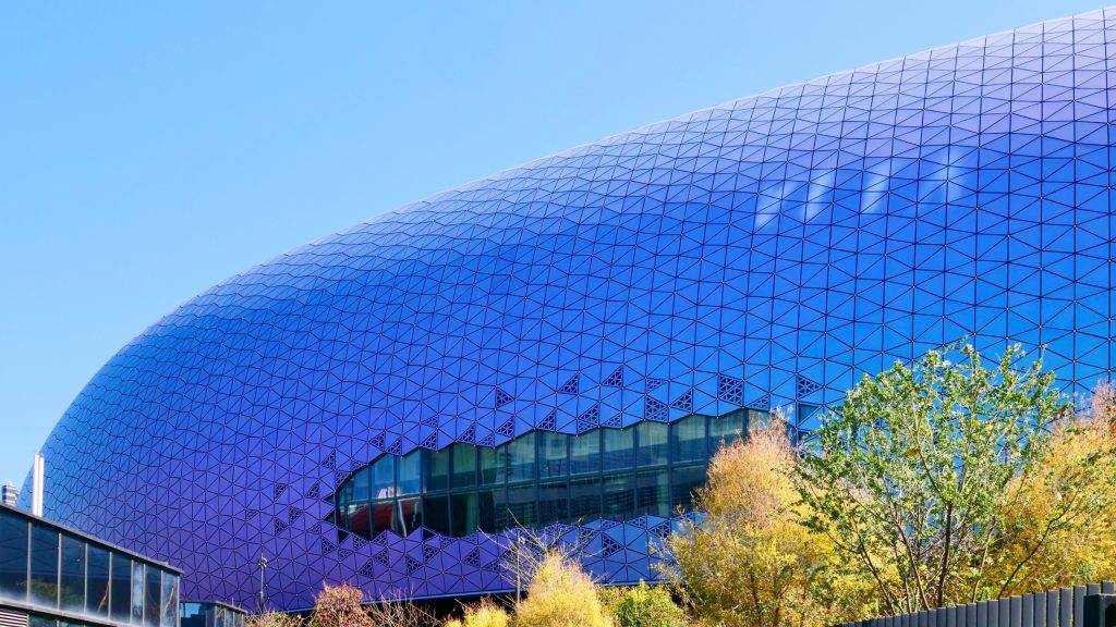 啟德體育園主場館外圍