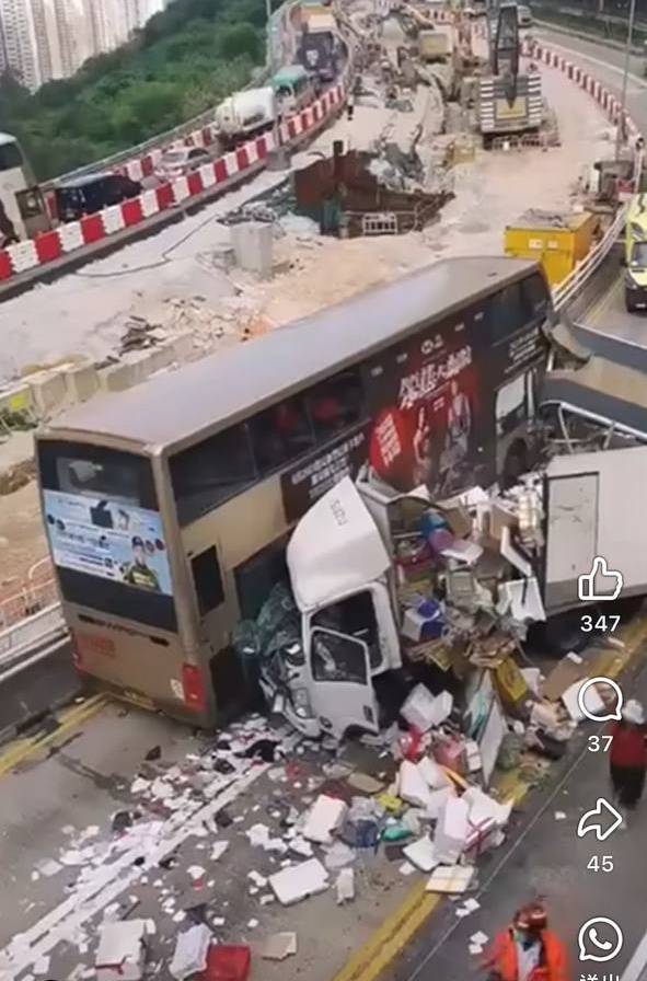秀茂坪道 貨車 (圖片來源:網上圖片)