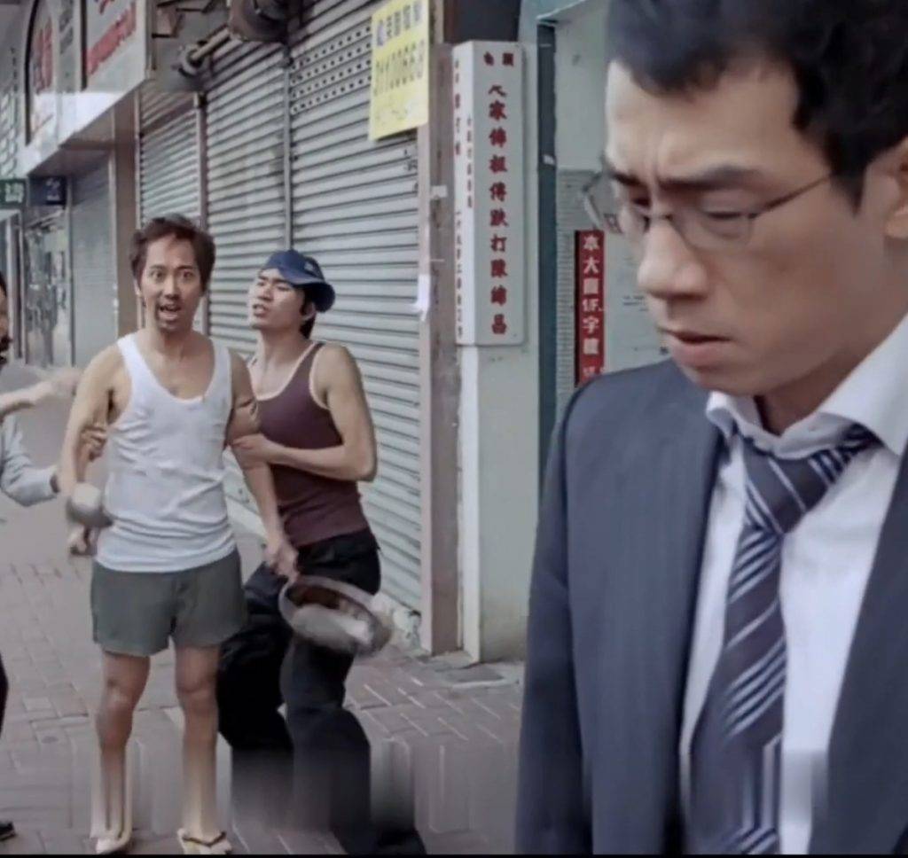 排骨哥 達明在《墨斗先生》只是客串小角色,但其爆Seed演出留下深刻印象(圖片來源:《墨斗先生》)