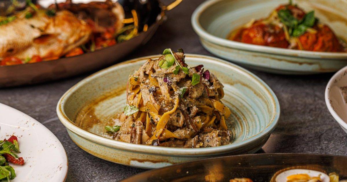 Mano – 銅鑼灣餐廳 必食香煎北海道帶子三文魚籽龍蝦汁扁意大利麵