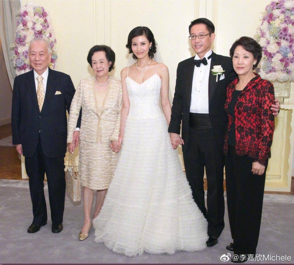王晶 許晉亨 信託基金制度在富豪家族中相當常見。(圖片來源:微博@李嘉欣Michele)