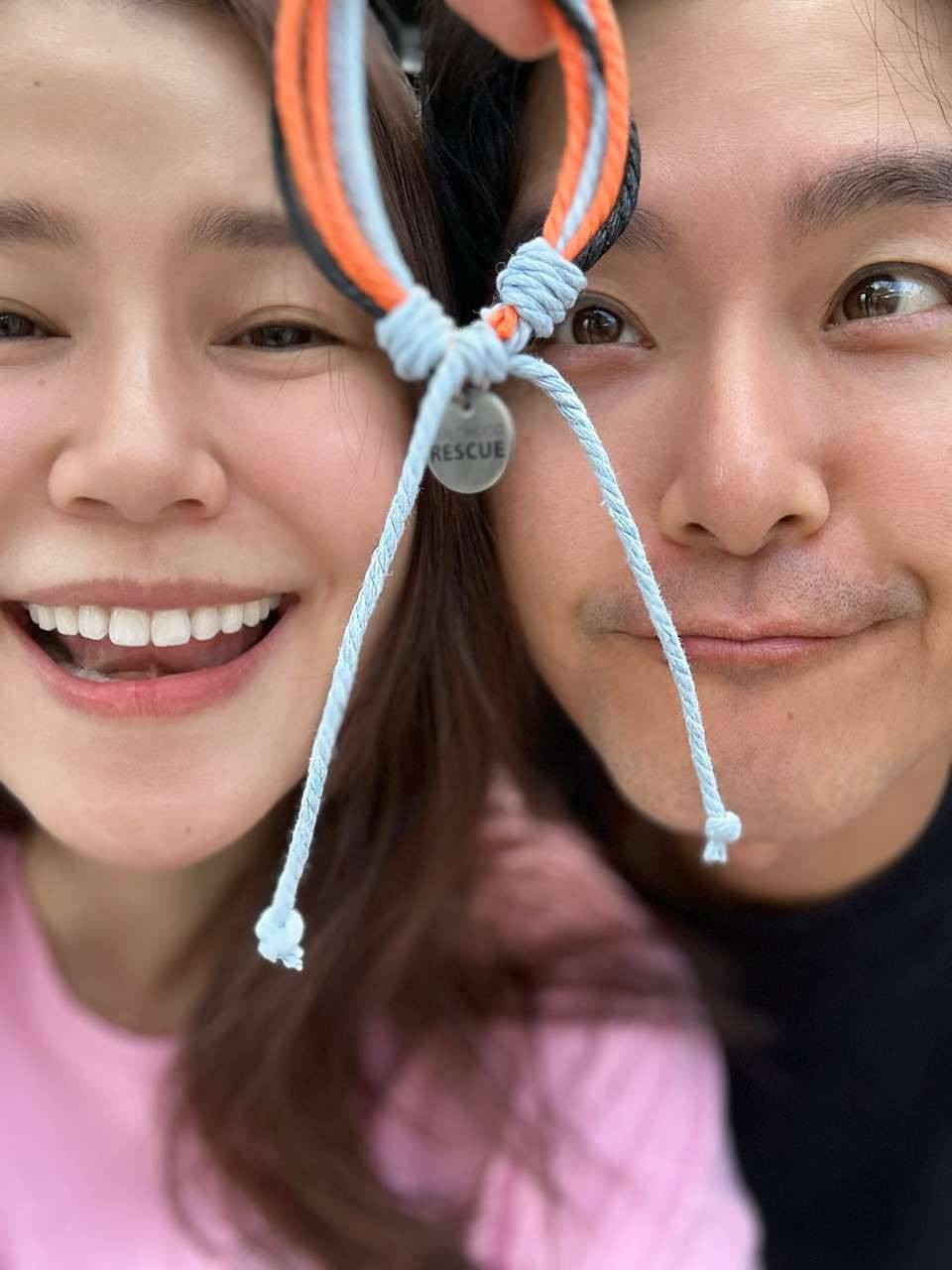 蕭正楠 黃翠如 (圖片來源:IG@wongtsuiyu)