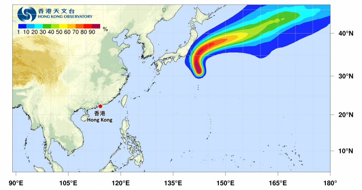 颱風羅莎最新消息｜天文台颱風路徑預測！掛3號風球機率有幾大？