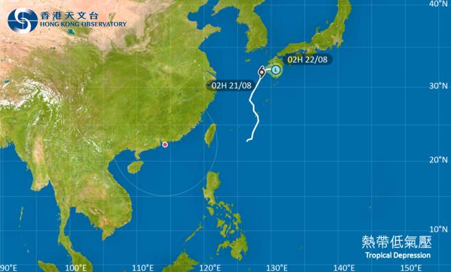 颱風熱帶低氣壓最新消息｜天文台颱風路徑預測！掛3號風球機率有幾大？