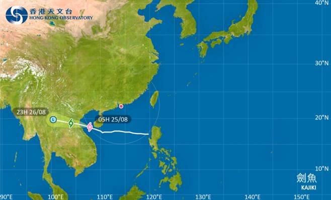 外遊注意！強颱風劍魚影響越南 最新路徑圖/航班資訊/旅遊保險一文睇