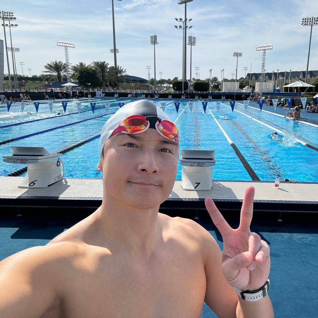 飛魚王子 方力申 方力申在激烈競爭中展現驚人後勁。(圖片來源:IG@alexfongliksun)