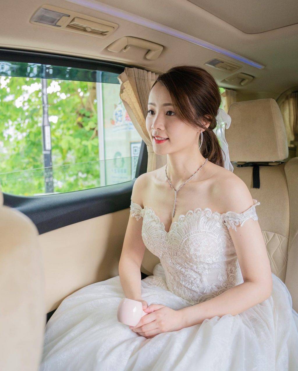 胡嘉儀 亦經常擔任婚紗模特兒(圖片來源:IG@wub.bella)