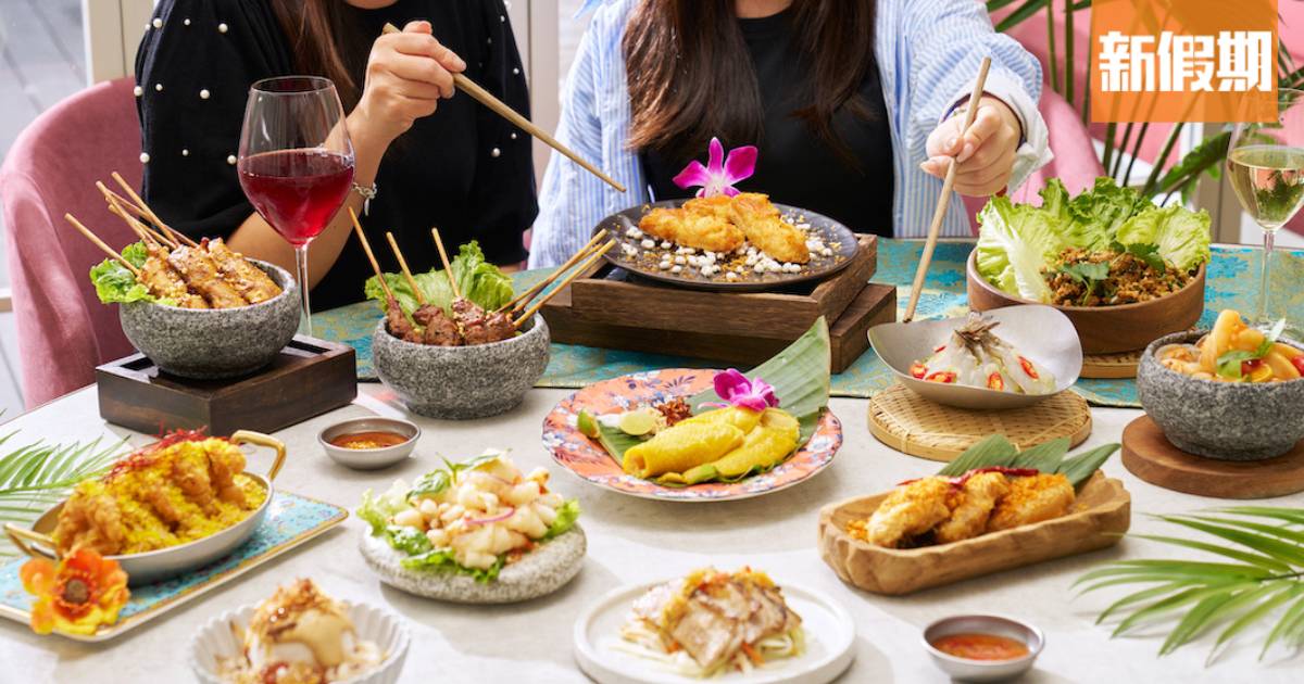 尖沙咀泰國菜放題 $328任食4小時泰式小食 沙嗲串燒/燒豬頸肉/生蝦