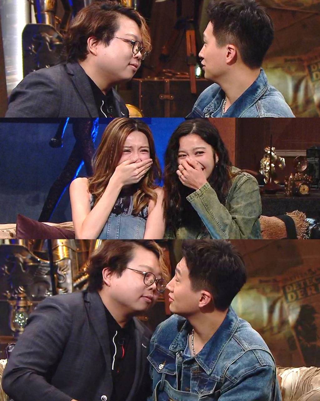 奇情谷 babyface 吳若希同賴慰玲不斷忍笑!(圖片來源:TVB)
