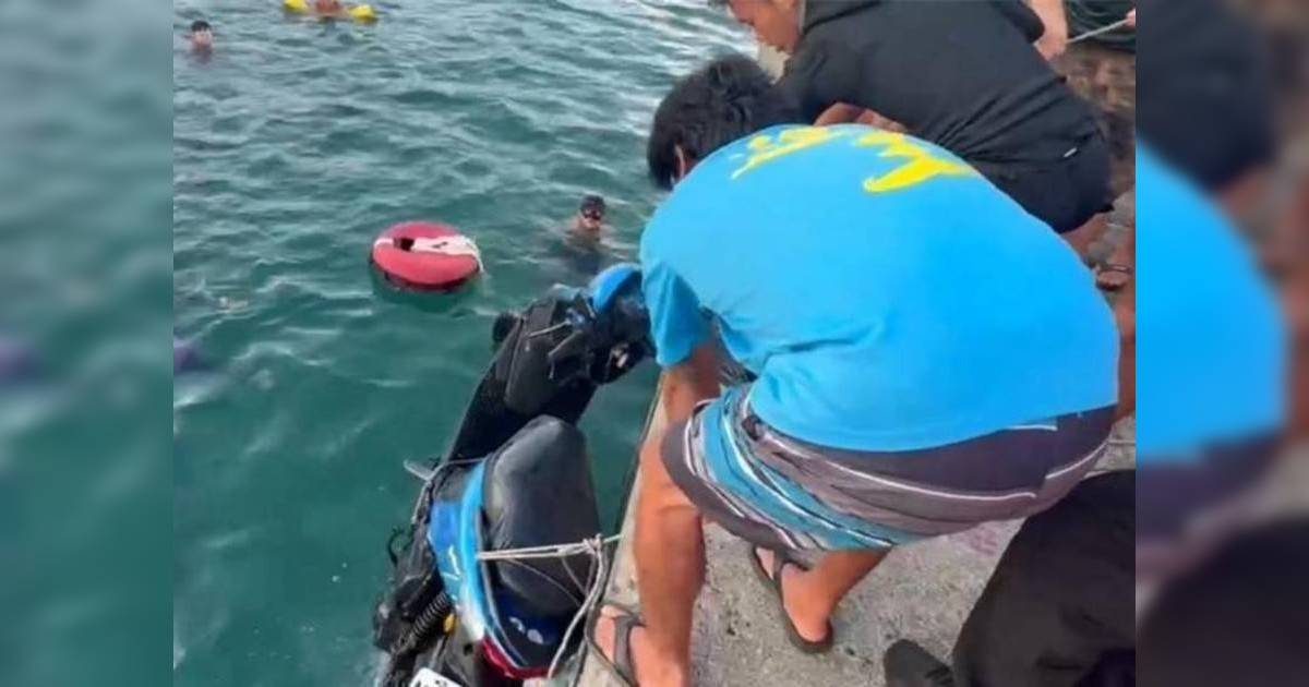 台灣綠島自駕遊出事！24歲港男連人帶車直插大海｜十多人合力救援 驚險畫面全曝光