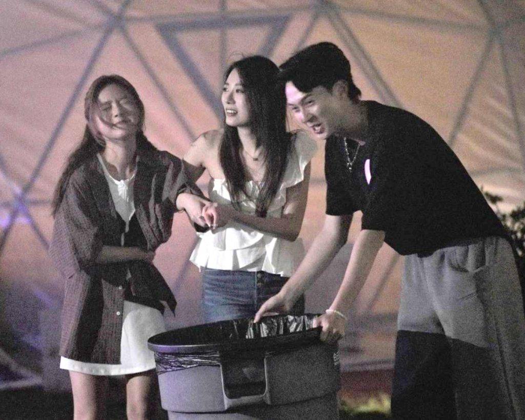 女神配對計劃 林俊其 據了解酒量甚淺的Yuki平時好少「飲大咗」,今次酒後態甚少發生。(圖片來源:TVB)