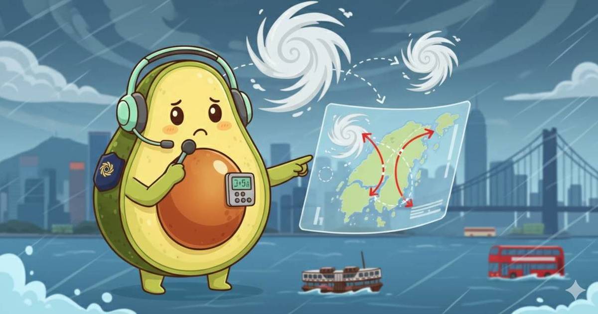 雙旋共舞突襲華南！｜天文台預測：下周天氣大逆轉 風力達3號波？
