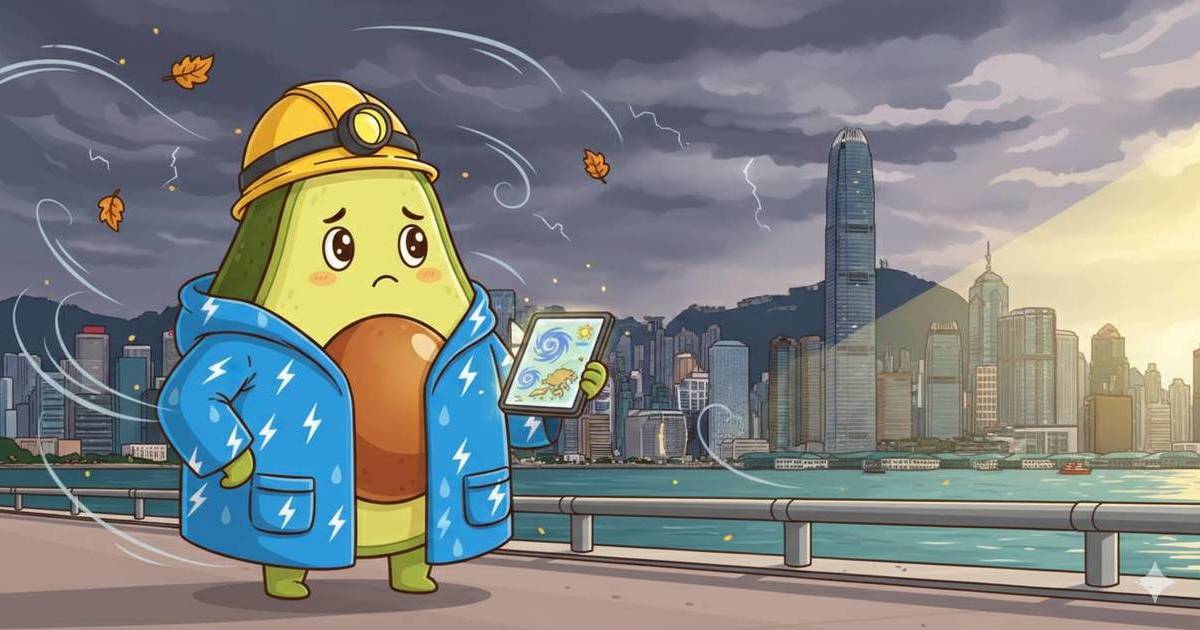 雙風暴醞釀｜AI預測兩旋風接連襲港？天文台警告：下周天氣大變！