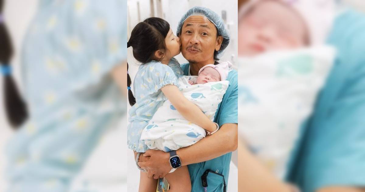 黃澤鋒58歲陳麗麗臨盆前巨肚曝光 二女乳名超好聽 6歲大女擁「雙重身份」