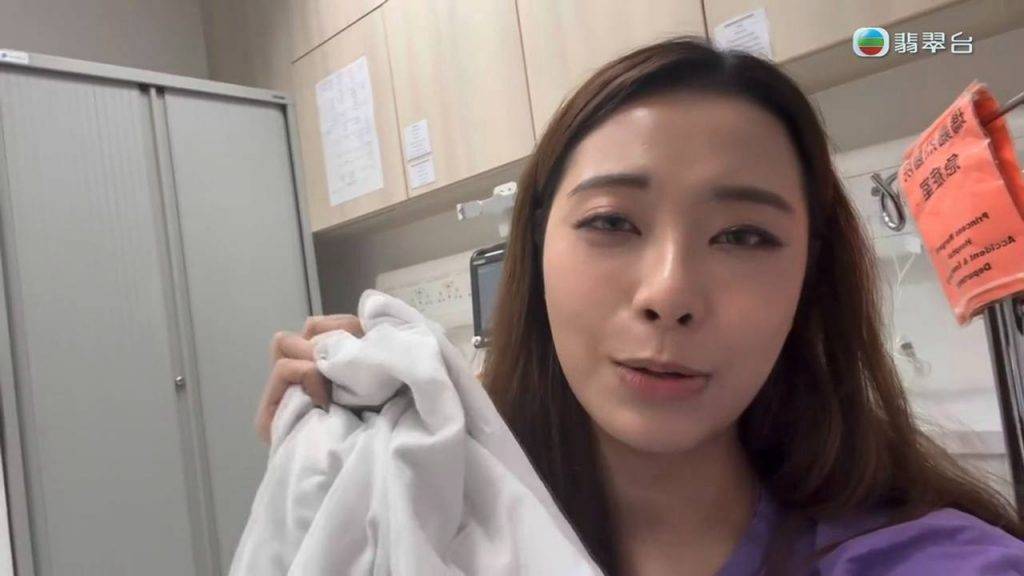 俞可程 事發後都有即刻拍片。(圖片來源:TVB)