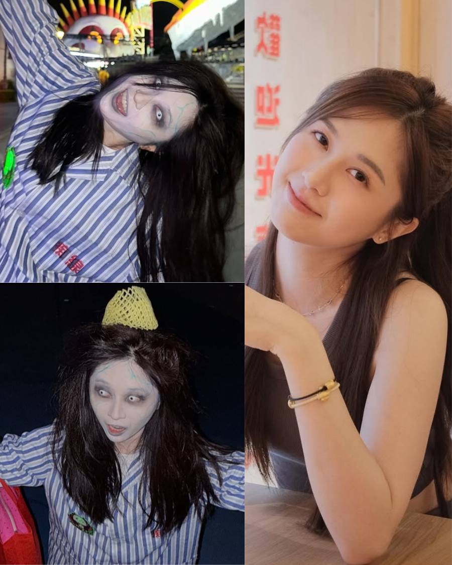 萬聖節 靚女 (圖片來源:IG@倪嘉雯)