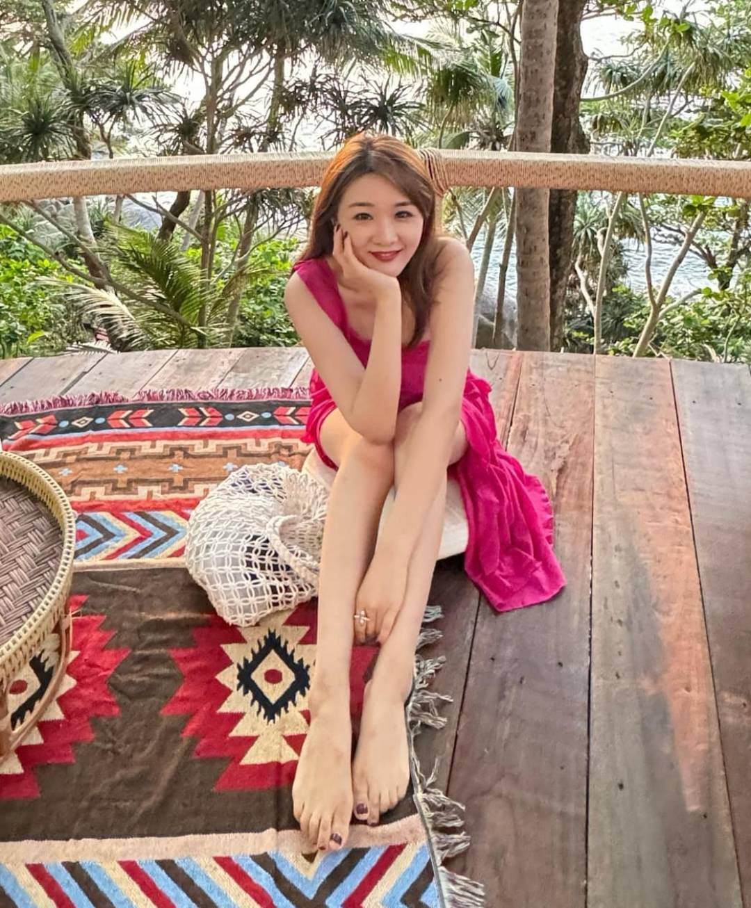 孫雪祺 tvb 孫雪祺仲騷埋長腿。(圖片來源:IG@gigi.sun928)