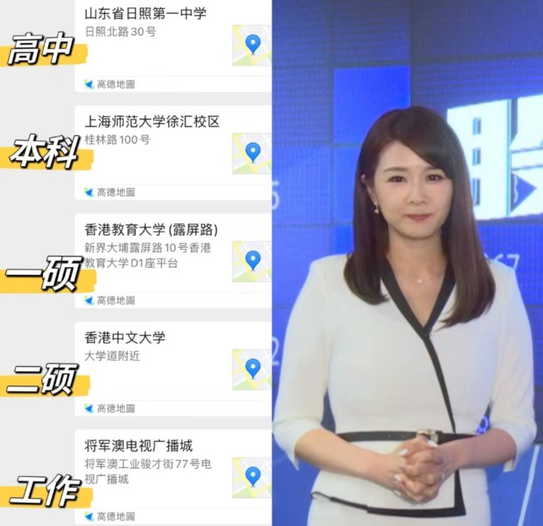 孫雪祺 tvb 孫雪祺列出了她由內地來港求學和工作的歷程表。(圖片來源:小紅書@孫雪祺Gigi)