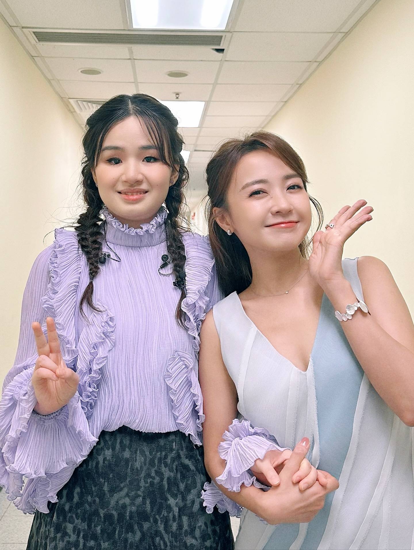 蕭凱恩 聲秀決賽 蕭凱恩與糖妹合唱(圖片來源:蕭凱恩IG)