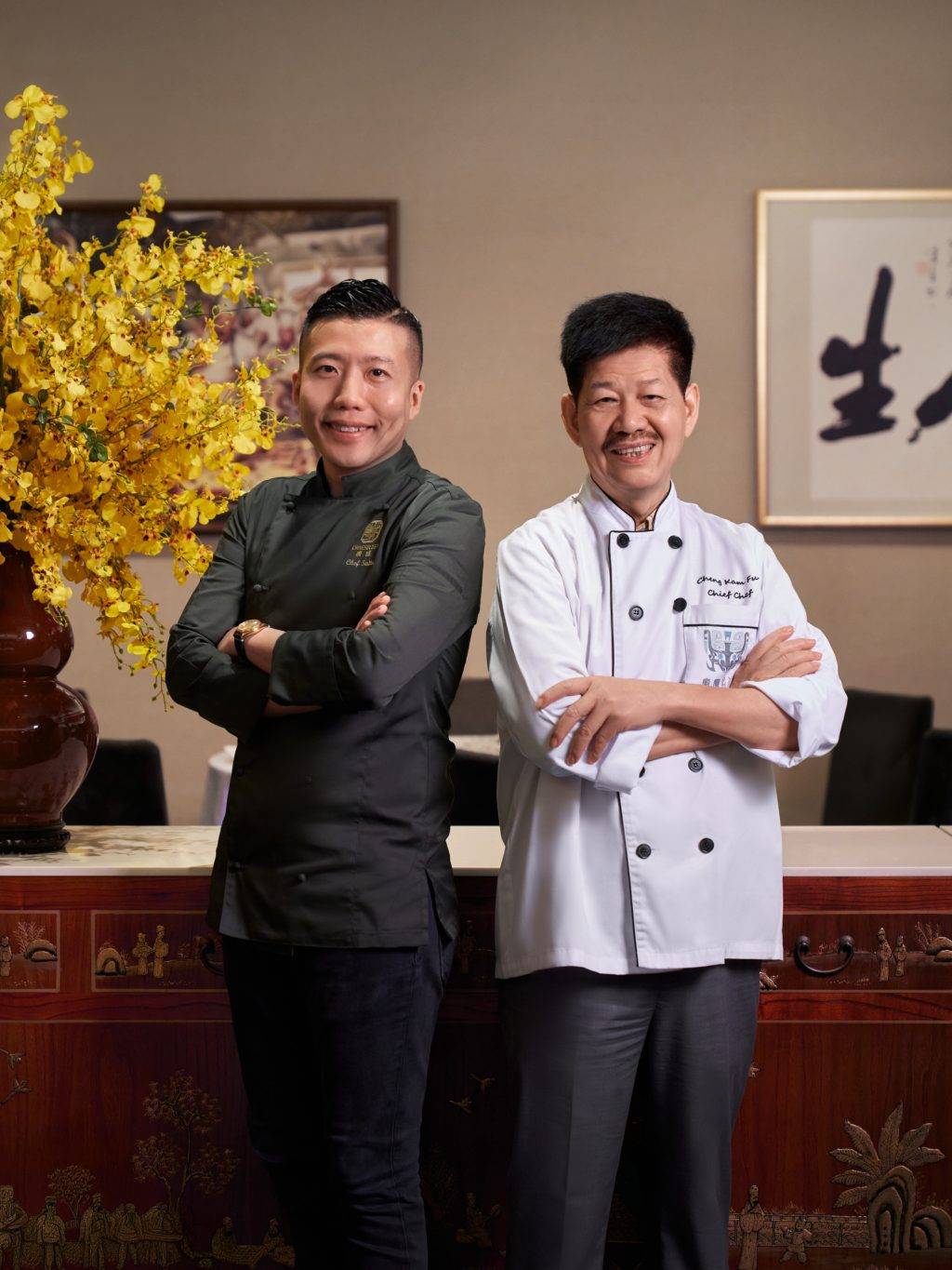 唐述 圖左周世韜師傅;圖右鄭錦富師傅(圖片來源:官方授權圖片)