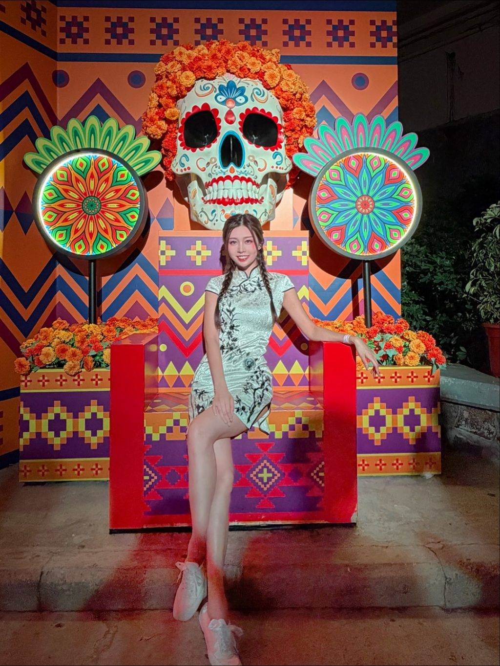 萬聖節 靚女 (圖片來源:IG@step_bystep)