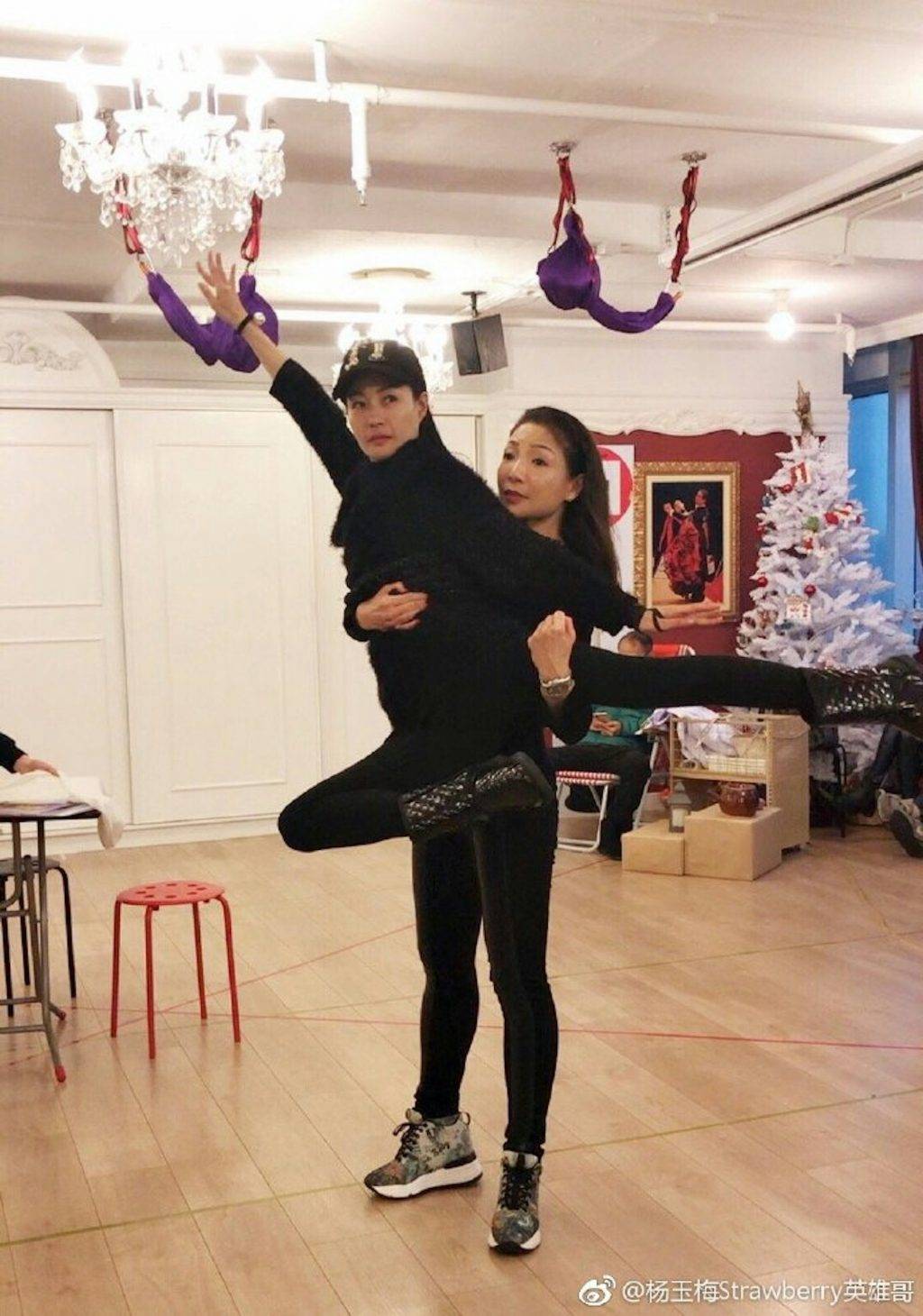 甄志強 趙金卿 方心媛曾同楊玉梅一起合作。(圖片來源:楊玉梅微博)