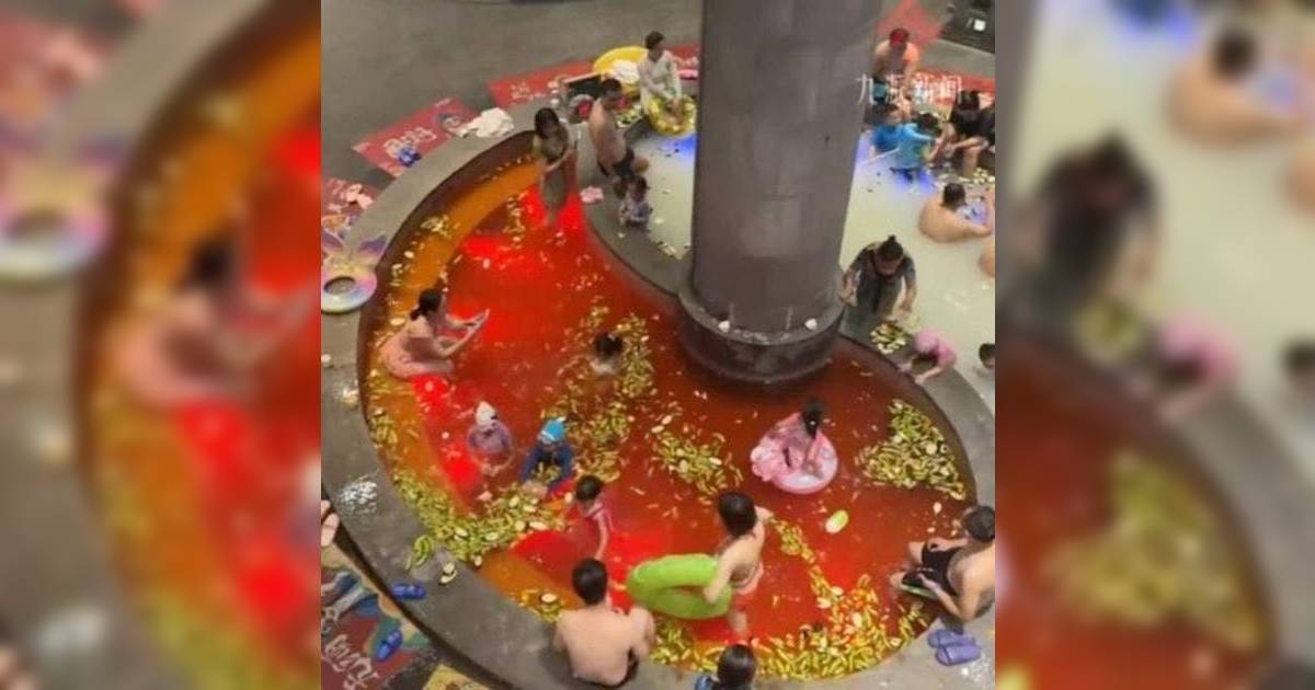 內地溫泉推「真人版鴛鴦火鍋」池｜遊客變食材 網民：真有人想浸？