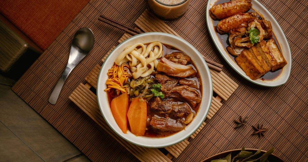 台北食堂 – 屯門餐廳 必食紅燒半筋半肉麵+麻辣半筋半肉麵+滷水大腸麵線